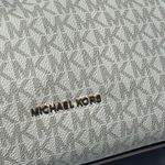 Michael Kors Cream and Brown Shoulder Bag with Hobo Design Photo 6