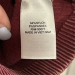 Arizona Women's Red Ribbed Long Sleeve Cropped Top Size M Photo 5