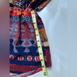 On Twelfth Floral Romper Size S Sleeveless Multicolor Shorts Shelf Open Back. Orange Photo 11