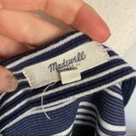 Madewell  • Navy Black White Gallerist Ponte Stripemix Striped Sweater Photo 90