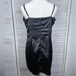 Forever 21  Satin Bow Mini Dress Black-XL Photo 1