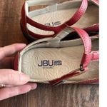 Jambu JBU By  Shoes Womens 7.5 Charley Encore TStrap Mary Jane Flats Red Leather Photo 4