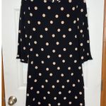 Kate Spade Black with Ivory Polka Dots Size 6 Mini Dress Photo 2