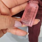 Wild Fable  Women's T shirt Long sleeve Henley Neck Washed Burgundy Size L. Photo 5