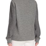 Jason Scott Heather Gray Cropped Drop Shoulder French Terry Sweatshirt XS NWT Photo 1