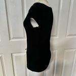 Chico's Chico’s black short sleeved shirt with Metal ring Photo 5