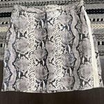 BB Dakota Faux leather snakeskin mini skirt, vintage . Size 4 Photo 0
