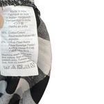 J.Crew Open Ruffle V-neck Button-up Shirt Gingham Plaid Check Black White XL Photo 11