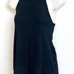 Kenneth Cole Reaction High Neck Ruffle Accent Sleeveless Blouse Tank Top Black S Photo 0