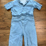 ASOS Romper Blue Chambray One Piece Romper Size 32 Tall Photo 0