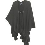 Apt. 9  Black fleece like cape one size Photo 3