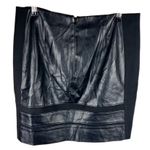 White House | Black Market  Faux Leather Pencil Skirt Size 4 Black Stretch Photo 1