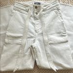 Abercrombie & Fitch  Cream Ultra-High Rise Jeans Photo 5
