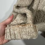 Liz Sport Vintage Cableknit Sweater with Collar Size Medium Photo 5