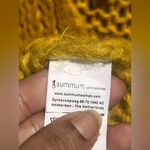 SUMMUM Women’s Acrylic & Mohair Blend Sweater Yellow Size M Photo 8