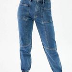 PacSun  Super High Rise Seamed Denim Joggers Photo 0