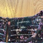 Summersalt  Dark Floral Smocked Cotton Blouse Top Sz XL Photo 1