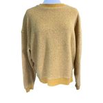 Outdoor Voices Wool Blend Crewneck Sweatshirt Mustard Yellow Size L Photo 6