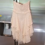đź’•SPELL & THE GYPSY X FREE PEOPLEđź’• Mira Bustier RaRa Dress Ivory Large L NWT White Photo 10