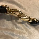 Henri Bendel  Black Caviar Leather ShoulderBag to Crossbody Strap w Gold Hardware Photo 8