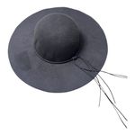 Jessica McClintock  Slouchy Black Felt Hat Photo 0