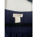 J. Crew Women's 6 Navy Sleeveless Color Block Career Top Blouse Clean Girl Blue Photo 2