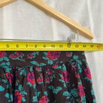 Kimchi Blue Floral Rayon Mini Skater Skirt | Size M Photo 4