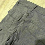 prAna  Low Rise Skinny Cargo Ankle Pants Subtle Gray Argyle Print Casual Size 4 Photo 4
