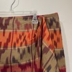 Ralph Lauren Lauren Geometric Multicolor Wrap Around Skirt Size 12 Photo 7