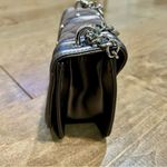 Bebe  Stephanie Faux Suede Quilted Studded Mini Crossbody Pewter Grey NWT Photo 3