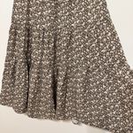 Faherty Dream Cotton Gauze Valentina Midi Skirt Floral Size XS Green Photo 4