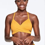 PINK - Victoria's Secret Victoria Secret Pink ultimate wrap gym swim sport bra small banana Photo 0