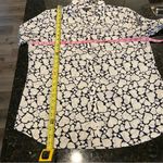 Talbots  Novelty Heart Print Valentines Day Button Down Portofino Shirt Sz Large Photo 9