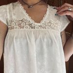 Oscar de la Renta Vintage /Neiman Marcus white floral lace long nightgown Photo 1