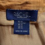Rachel by Rachel Roy Blouse Top XS Womens Mustard Yellow Cap Sleeve Tunic Top V Photo 3