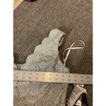 City Studio Dress Silvery Gray Lace Lining Vneck Sleeveless Party Size 13 NEW Photo 9