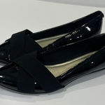 Anne Klein Women’s Black Patent Leather Flats Size 9.5 ✔️ Photo 0