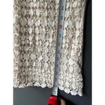 Solitaire Crochet Lace Tank Top - Elegant Beige Sleeveless Blouse Photo 3
