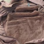 Athleta  Hoodie Women Medium Mauve Triumph Luxe Shine Full Zip French Terry Small Photo 7