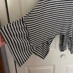 Soprano  Black and White Striped Dress Photo 2