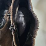 Aquatalia  Brown Suede Leather Fallyn Zip Western Bohemian Fall Women 6.5 Booties Photo 4