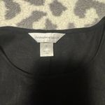 Christopher & Banks  Black Mini Dress with Button Detail Photo 2