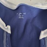 Urban Outfitters Top Cropped Ribbed Tank Blue Photo 1