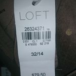 Loft 36x29 14 Velveteen Golden Polka Dot Modern Skinny Ankle Pants New! Photo 7