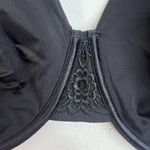 Vanity Fair 38DDD Bra 76080 Back Smoothing Minimizer Underwire Black Full Cover Photo 3