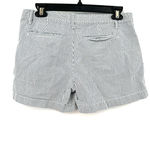 G.H. Bass & Co size 2 shorts blue white striped seersucker‎ 100% cotton Photo 1