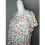 Vintage MuMu Button Down Coverup Robe Nightgown M/L Pink Size L Photo 3