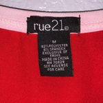 Rue 21 red stretchy short sleeve bodysuit Photo 3