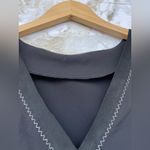 I by Iris Setlakwe Twinset, Contrast Stitch Trim size large Black Photo 10