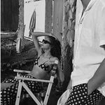 J.Crew  Black and Cream Polka Dot Bikini Top Photo 5